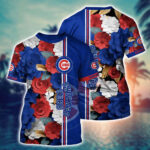 MLB Chicago Cubs 3D T-Shirt Tropical Twist For Fans Sports