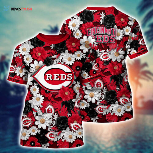 MLB Cincinnati Reds 3D T-Shirt Sunset Slam Serenade For Fans Sports