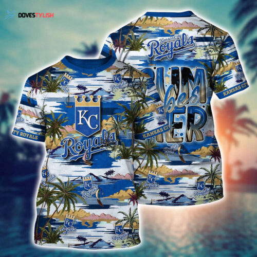 MLB Kansas City Royals 3D T-Shirt Aloha Grand Slam For Fans Sports