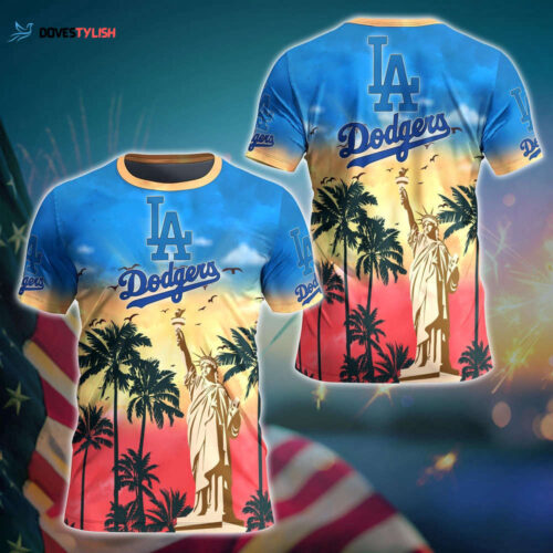 MLB Los Angeles Dodgers 3D T-Shirt Aloha Grand Slam For Fans Sports