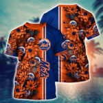 MLB New York Mets 3D T-Shirt Aloha Grand Slam For Sports Enthusiasts