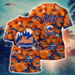 MLB New York Mets 3D T-Shirt Game Changer For Sports Enthusiasts