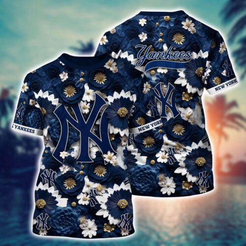 MLB New York Yankees 3D T-Shirt Game Changer For Sports Enthusiasts