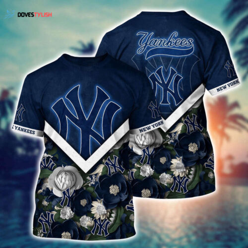 MLB New York Yankees 3D T-Shirt Island Adventure For Sports Enthusiasts