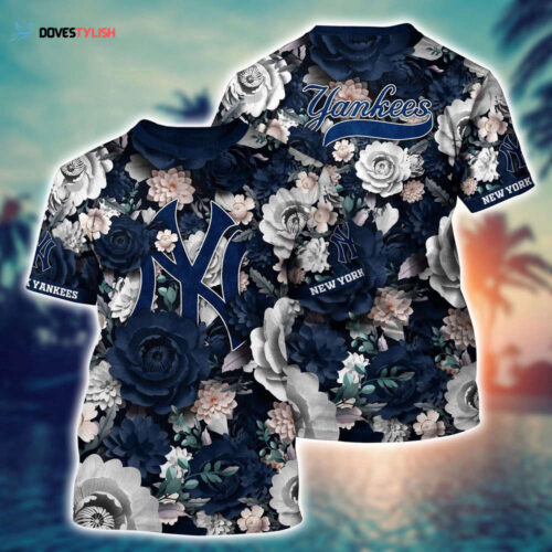 MLB Oakland Athletics 3D T-Shirt Flower Tropical For Sports Enthusiasts