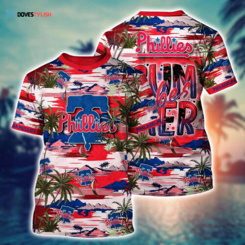 MLB Philadelphia Phillies 3D T-Shirt Aloha Grand Slam For Fans Sports
