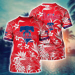 MLB Philadelphia Phillies 3D T-Shirt Island Adventure For Sports Enthusiasts