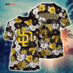MLB San Diego Padres 3D T-Shirt Sunset Slam Serenade For Fans Sports