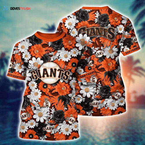MLB San Francisco Giants 3D T-Shirt Sunset Slam Serenade For Fans Sports