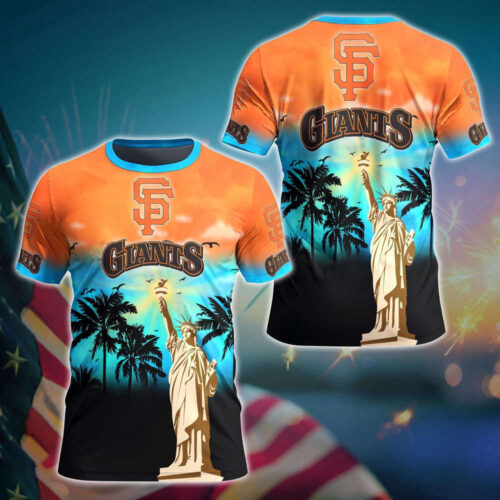 MLB San Francisco Giants 3D T-Shirt Tropical Elegance For Fans Sports