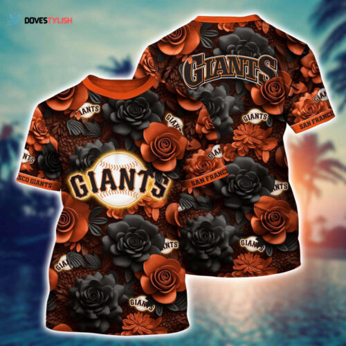 MLB San Francisco Giants 3D T-Shirt Sunset Symphony For Fans Sports