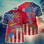 MLB St. Louis Cardinals 3D T-Shirt Chic in Aloha For Fans Sports