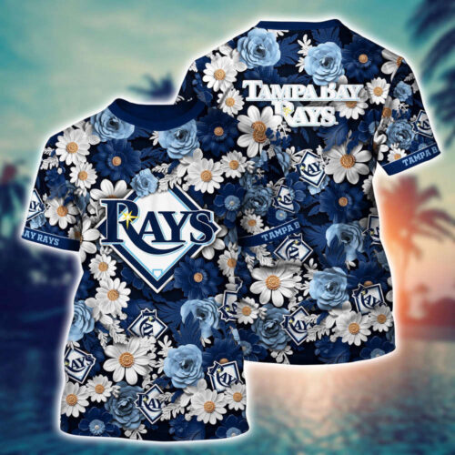 MLB Tampa Bay Rays 3D T-Shirt Sunset Slam Serenade For Fans Sports