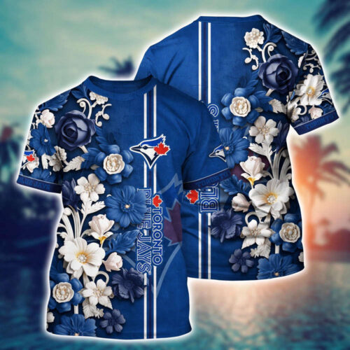MLB Toronto Blue Jays 3D T-Shirt Aloha Harmony For Fans Sports