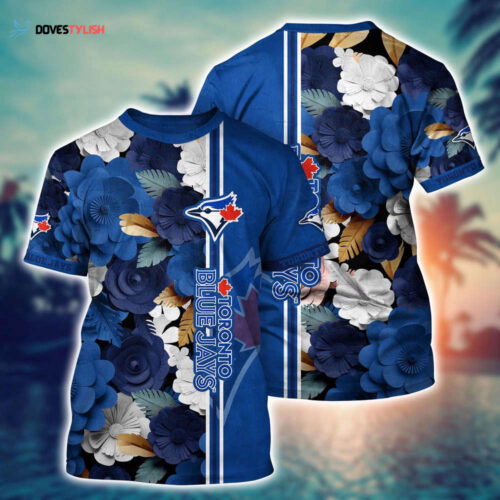 MLB Toronto Blue Jays 3D T-Shirt Tropical Twist For Fans Sports