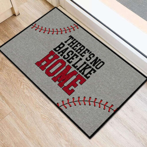 No Base Like Home Baseball Doormat