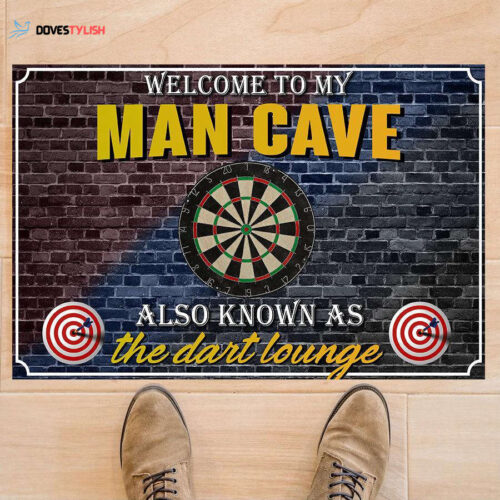 Welcome to My Man Cave Doormat