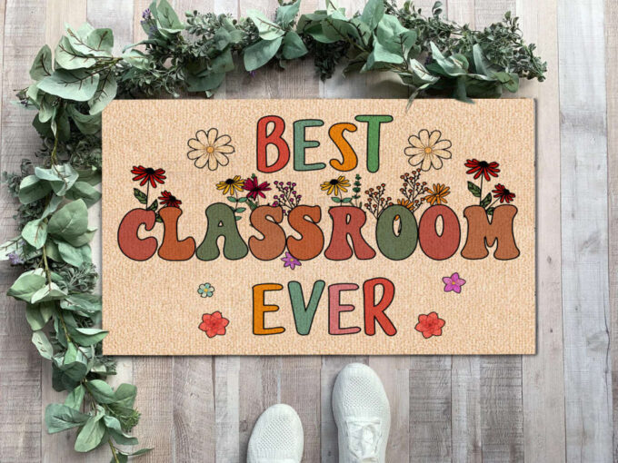 4 Style Teacher Classroom Doormat, Classroom Welcome Mat, Doormat Teacher Rug Gifts, Classroom Decor, Porch Decor, Back to School Decor Gift