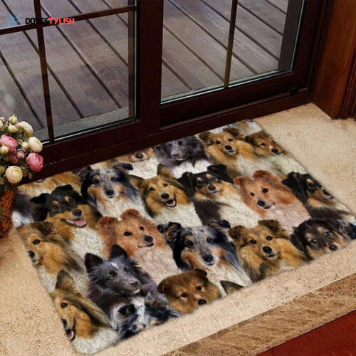 A Bunch Of German Shepherds Doormat
