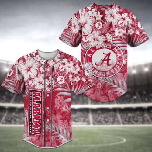 Alabama Crimson Tide Baseball Jersey Personalized Gift for Fans