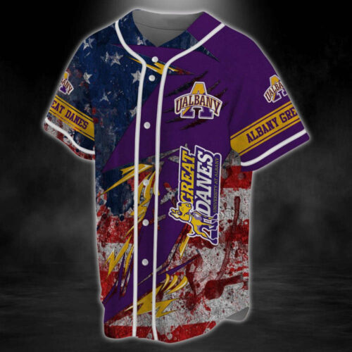 Albany Great Danes Baseball Jersey Gift for Men Dad