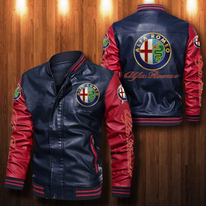 Alfa Romeo Leather Bomber Jacket