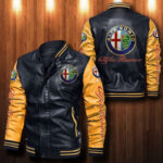 Alfa Romeo Leather Bomber Jacket