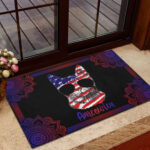 Ameowica Cat American Flag Patriot Doormat HN