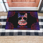 Ameowica Cat American Flag Patriot Doormat HN