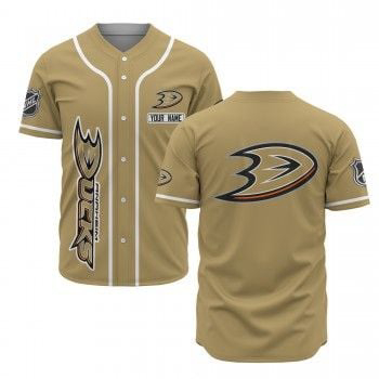 Anaheim Ducks Baseball Jersey Custom For Fans