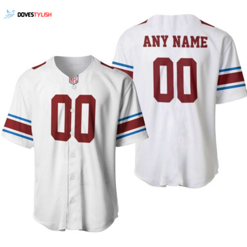 Arizona Cardinals American Football Legacy Vintage White Designed Allover Custom Gift For Arizona Fans Baseball Jersey