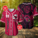 Arizona Cardinals Baseball Jersey Custom Name And Number