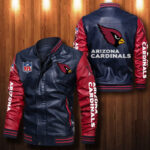 Arizona Cardinals Leather Bomber Jacket