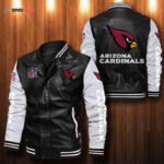 Arizona Cardinals Leather Bomber Jacket