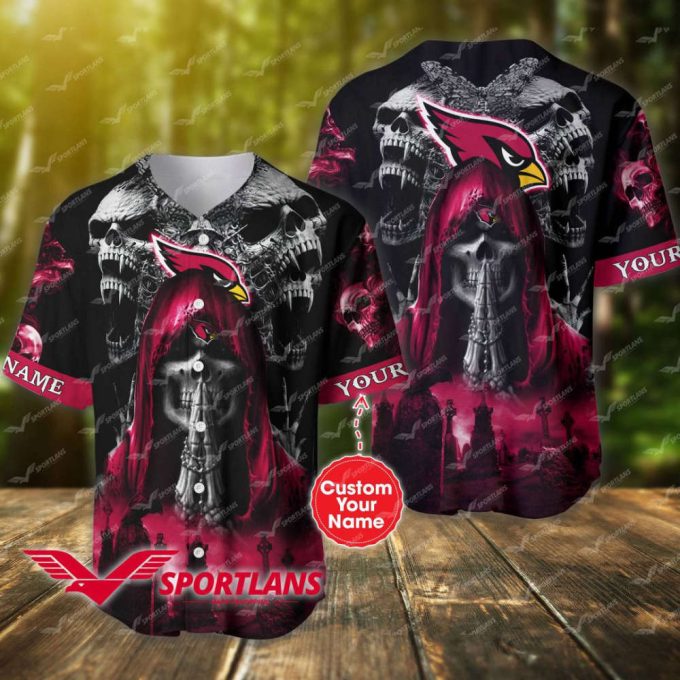 Arizona Cardinals Personalized Baseball Jersey