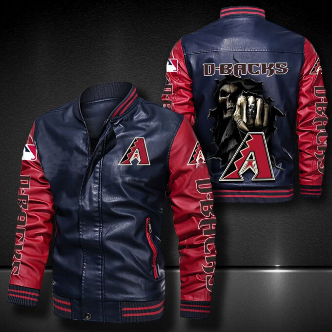 Arizona Diamondbacks Leather Bomber Jacket