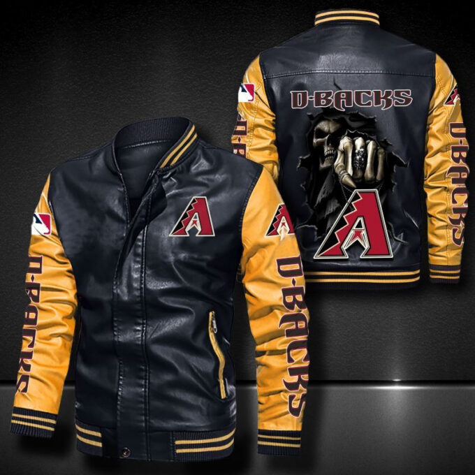 Arizona Diamondbacks Leather Bomber Jacket