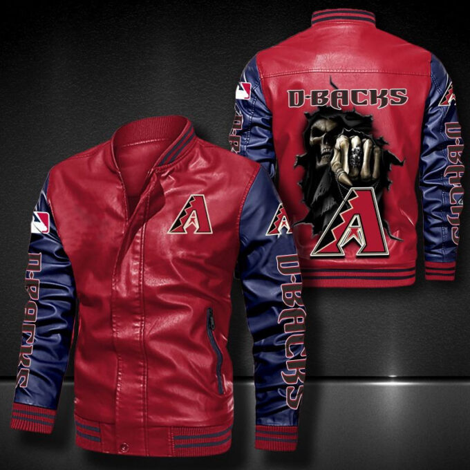 Arizona Diamondbacks Leather Bomber Jacket