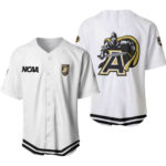 Army Black Knights Classic White With Mascot Gift For Army Black Knights Fans Baseball Jersey