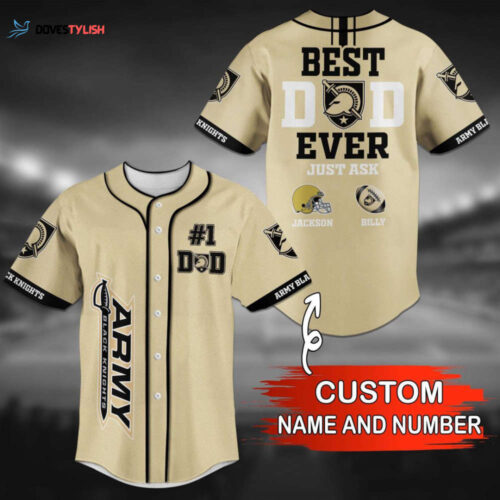 Army Black Knights Personalized Baseball Jersey