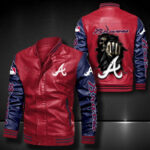 Atlanta Braves Leather Bomber Jacket