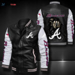 Atlanta Braves Leather Bomber Jacket