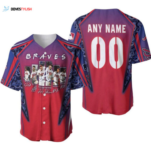 Atlanta Braves Legends Captain Baseball Designed Allover Gift With Custom Name Number For Braves Fans Baseball Jersey