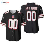 Atlanta Falcons American Football Vintage Black Designed Allover Custom Gift For Atlanta Fans Baseball Jersey