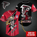 Atlanta Falcons Personalized Baseball Jersey