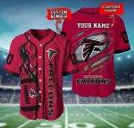Atlanta Falcons Personalized Baseball Jersey Gift for Men Dad