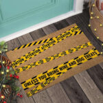 Attention Easy Clean Welcome DoorMat