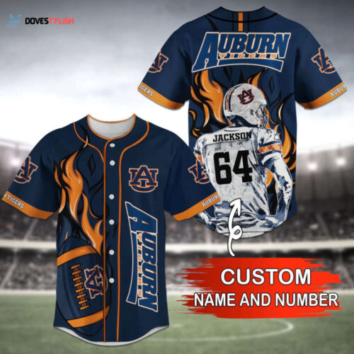 Auburn Tigers Baseball Jersey Personalized 2023