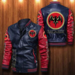 Bacardi Leather Bomber Jacket