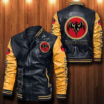 Bacardi Leather Bomber Jacket